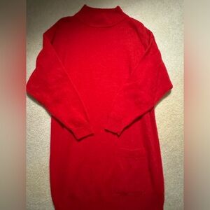 Elegant Red Midi Dress